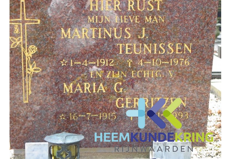 Grafstenen kerkhof Herwen Coll. HKR (298) M.J.Teunissen & M.G.Gerritzen